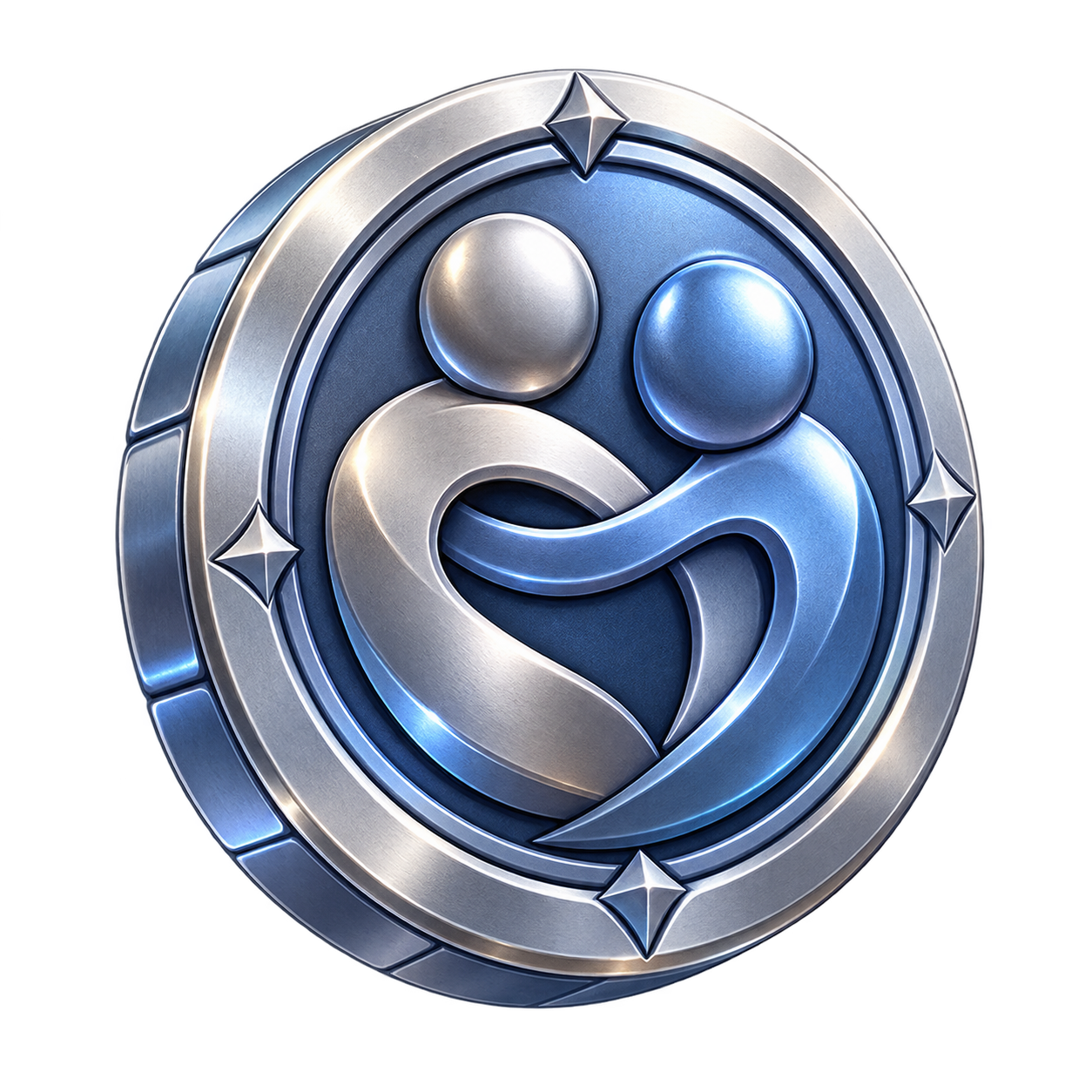 Original coin illustration concept for Friendship Coin