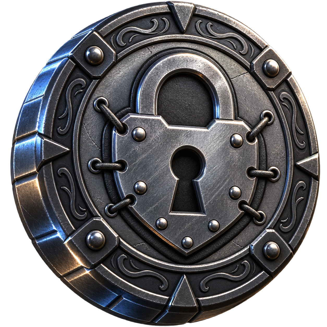 Original coin illustration concept for Lock Coin