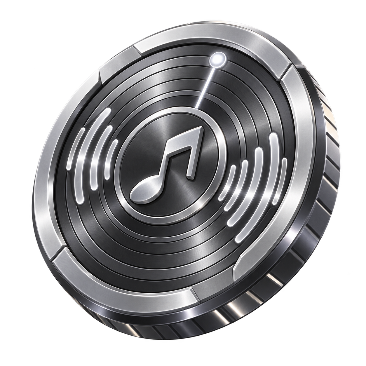 Original coin illustration concept for Rhythm Coin